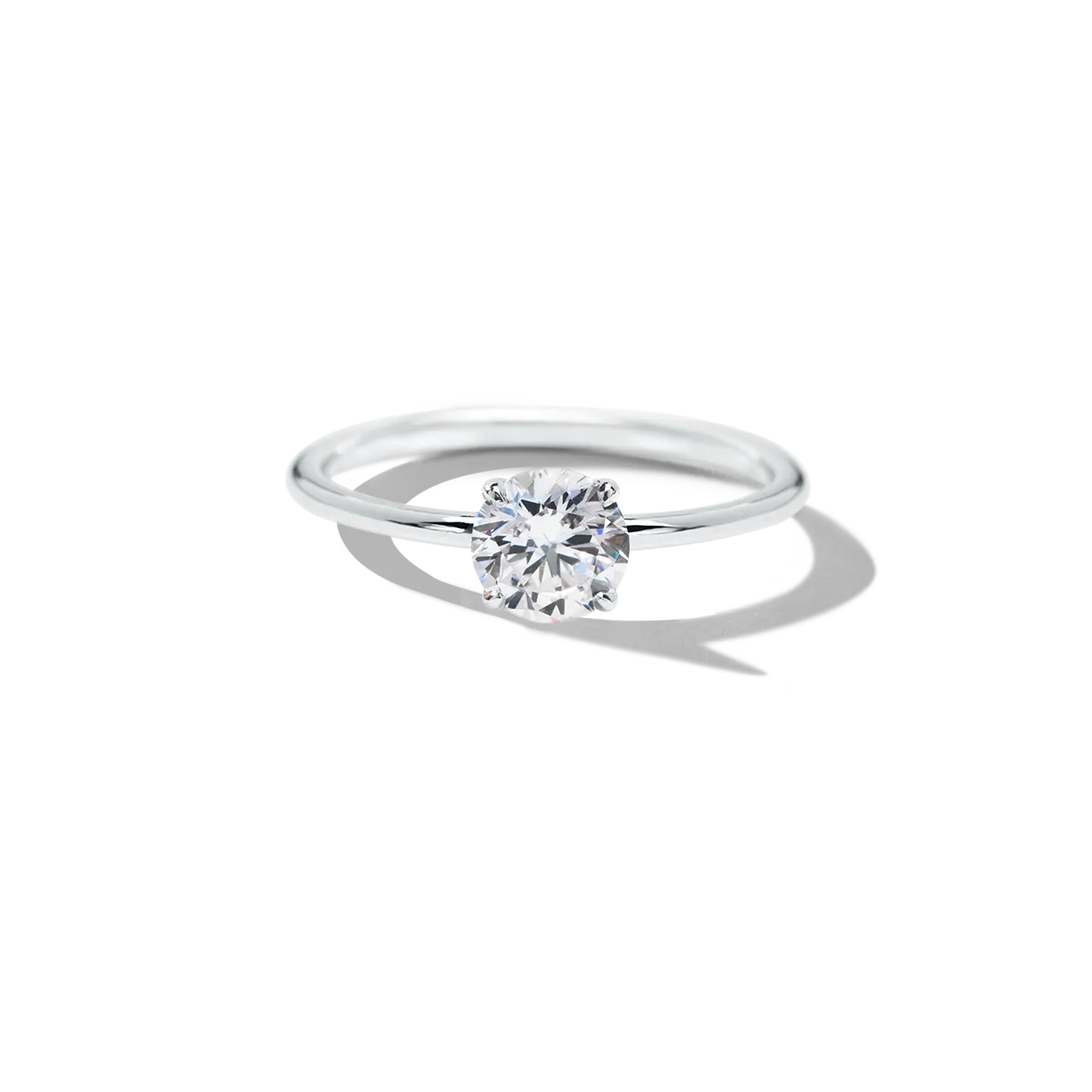 Solitaire Diamond Engagement Ring