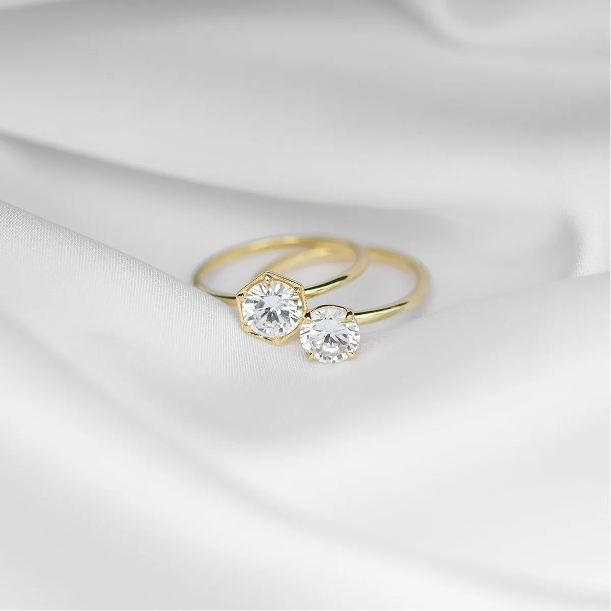 Solitaire Diamond Engagement Ring