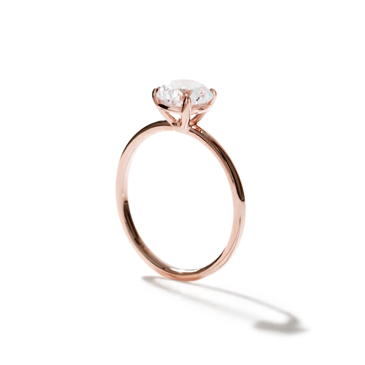 Solitaire Diamond Engagement Ring