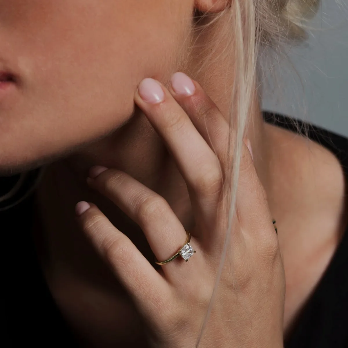 Solitaire Diamond Engagement Ring
