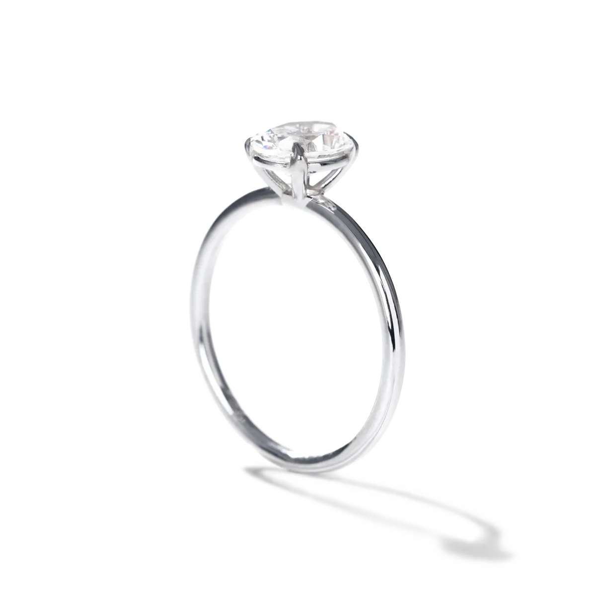 Solitaire Diamond Engagement Ring