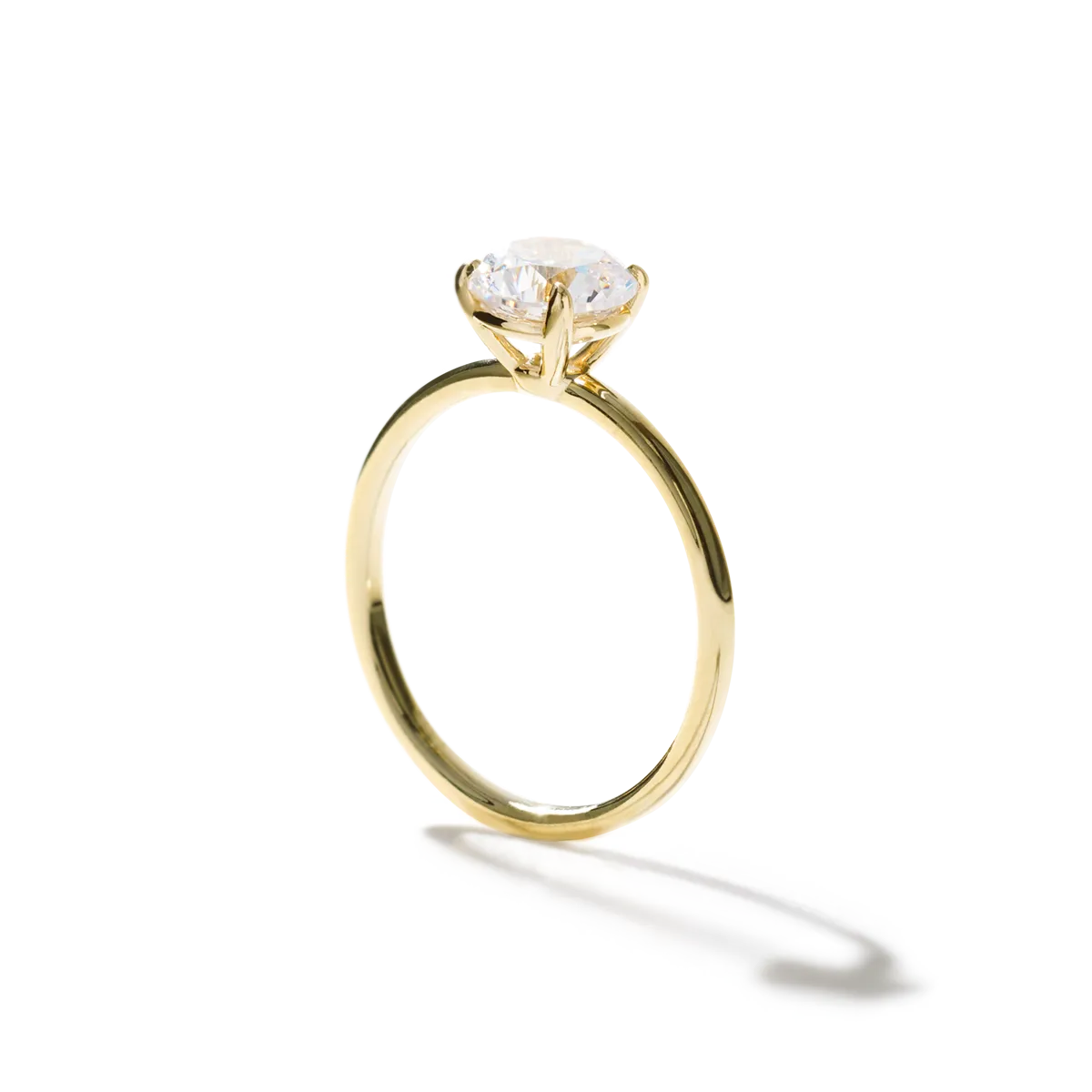 Solitaire Diamond Engagement Ring