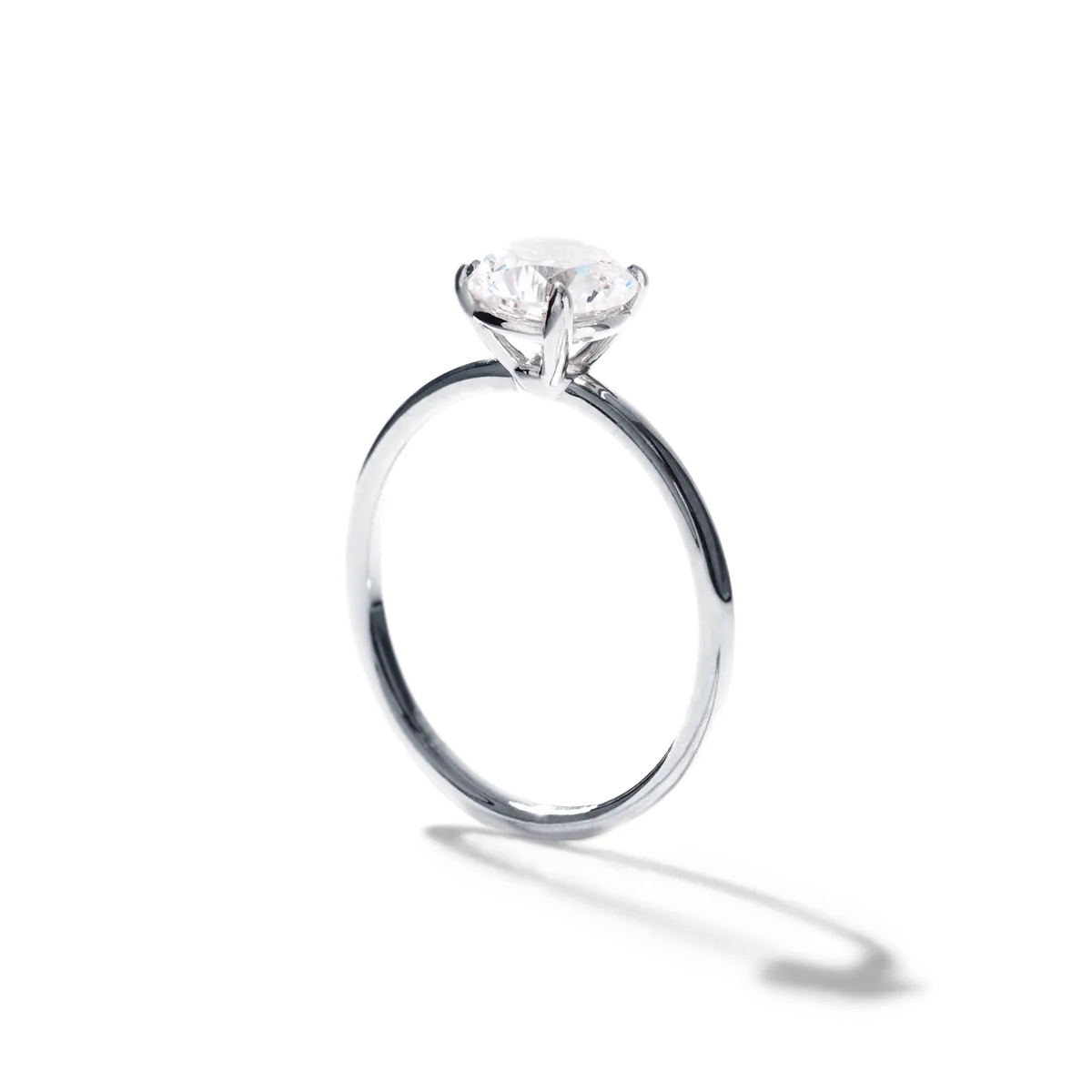 Solitaire Diamond Engagement Ring