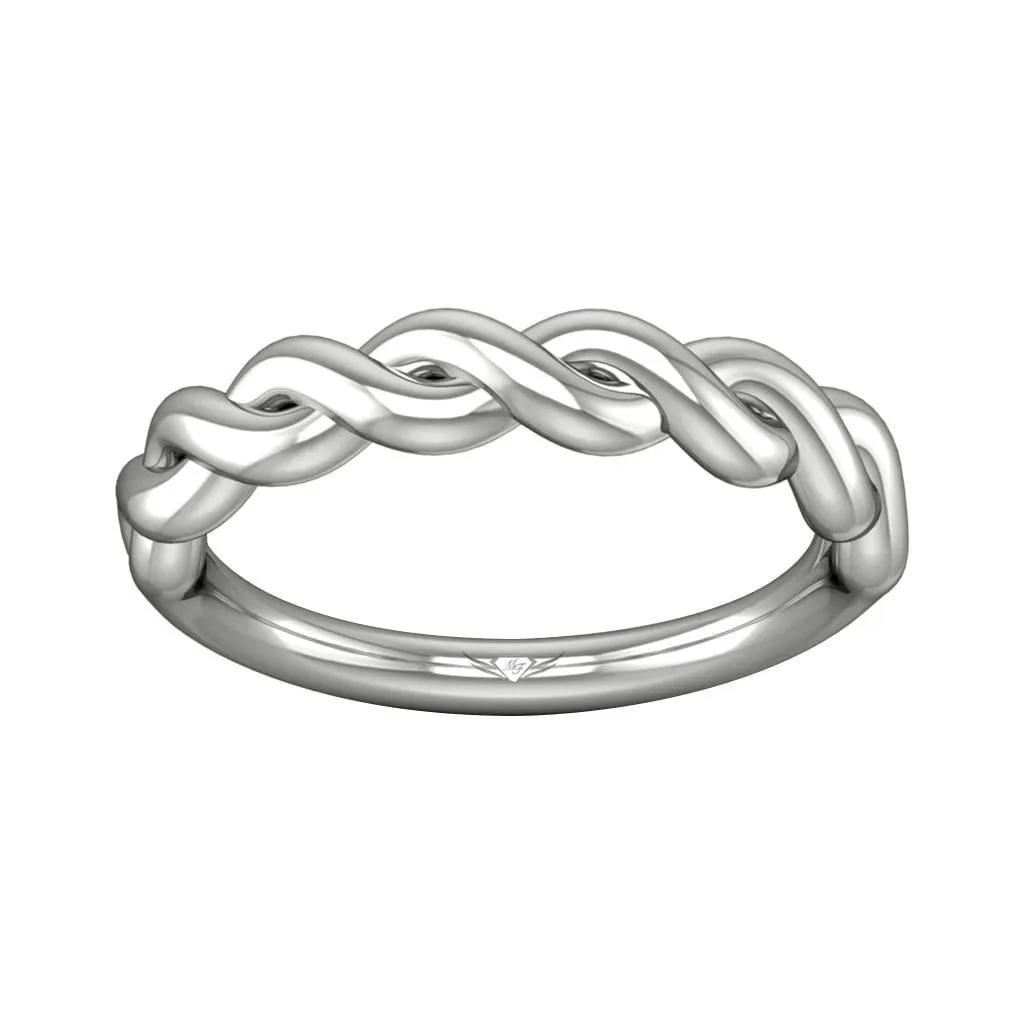 Solitaire Wedding Band