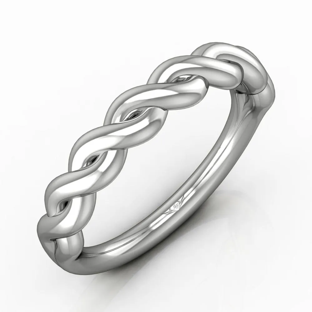 Solitaire Wedding Band