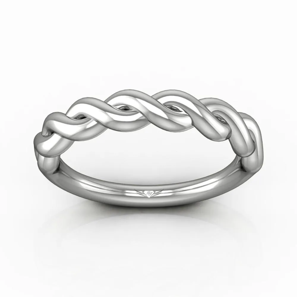 Solitaire Wedding Band