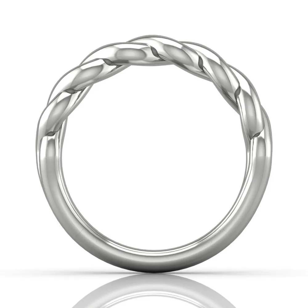 Solitaire Wedding Band