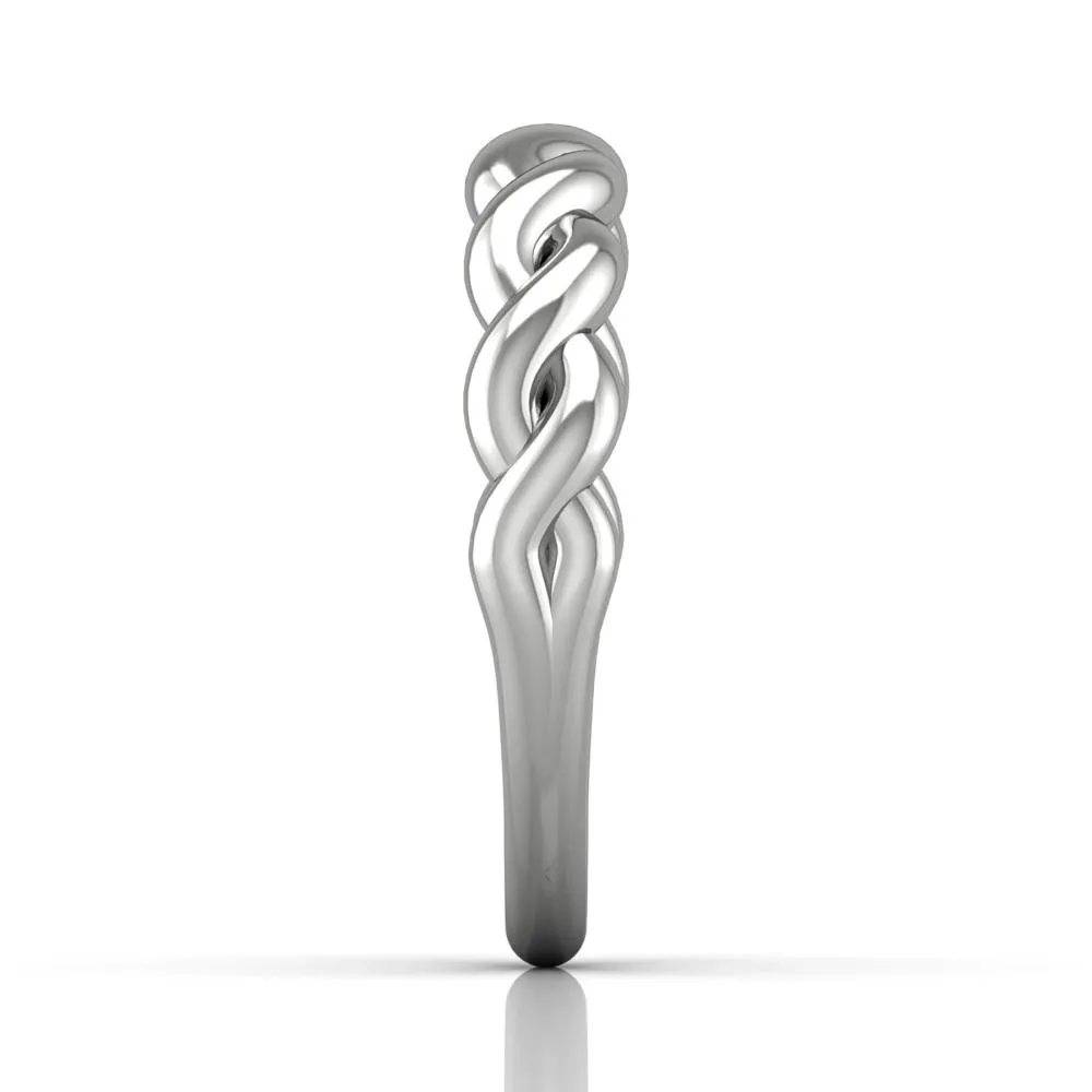 Solitaire Wedding Band