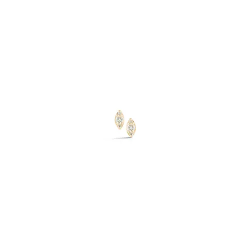 Sophia Ryan Mini Marquise Studs in Yellow Gold