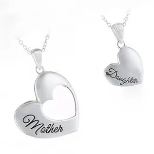 Stainless Steel Pendant Necklace Set