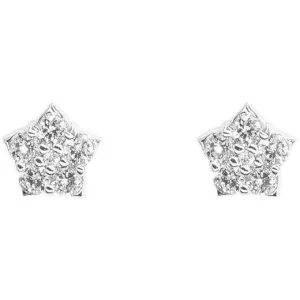 Star Stud Earrings | Diamonds | 18K Gold