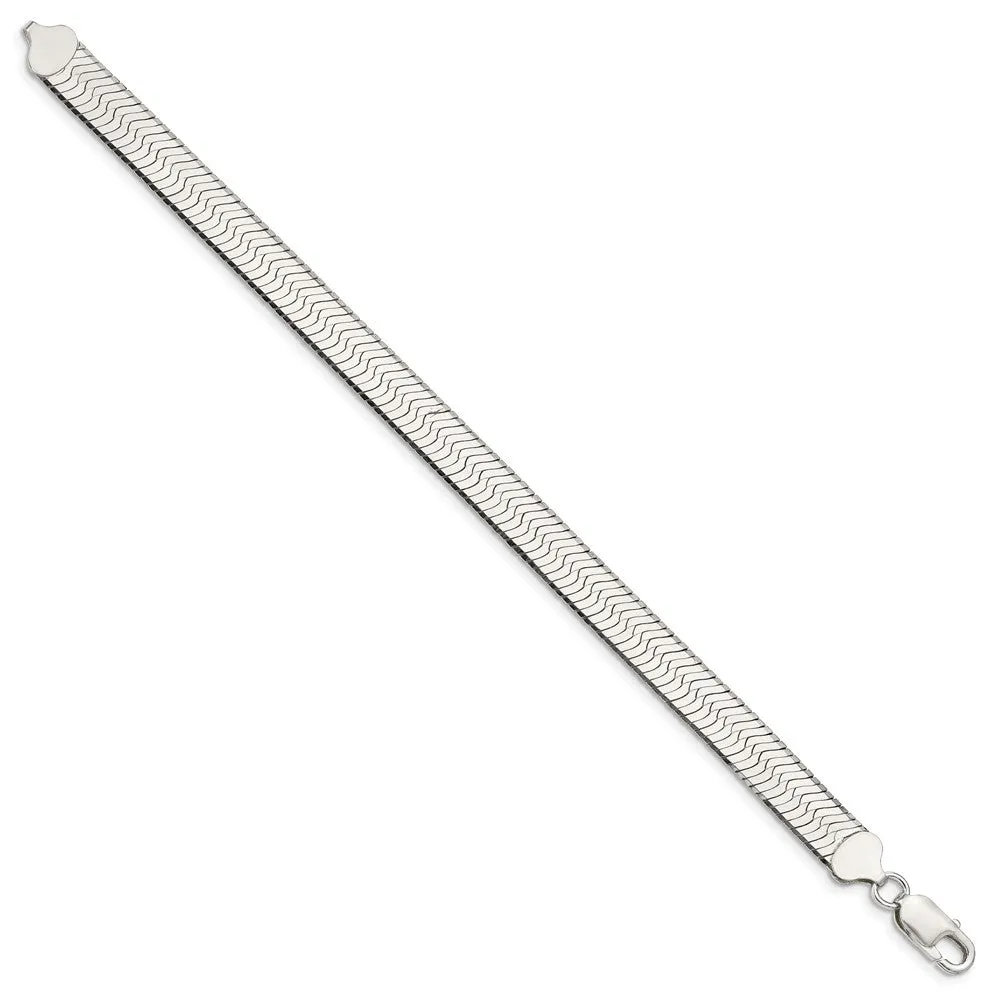 Sterling Silver 8.75mm Magic Herringbone Chain