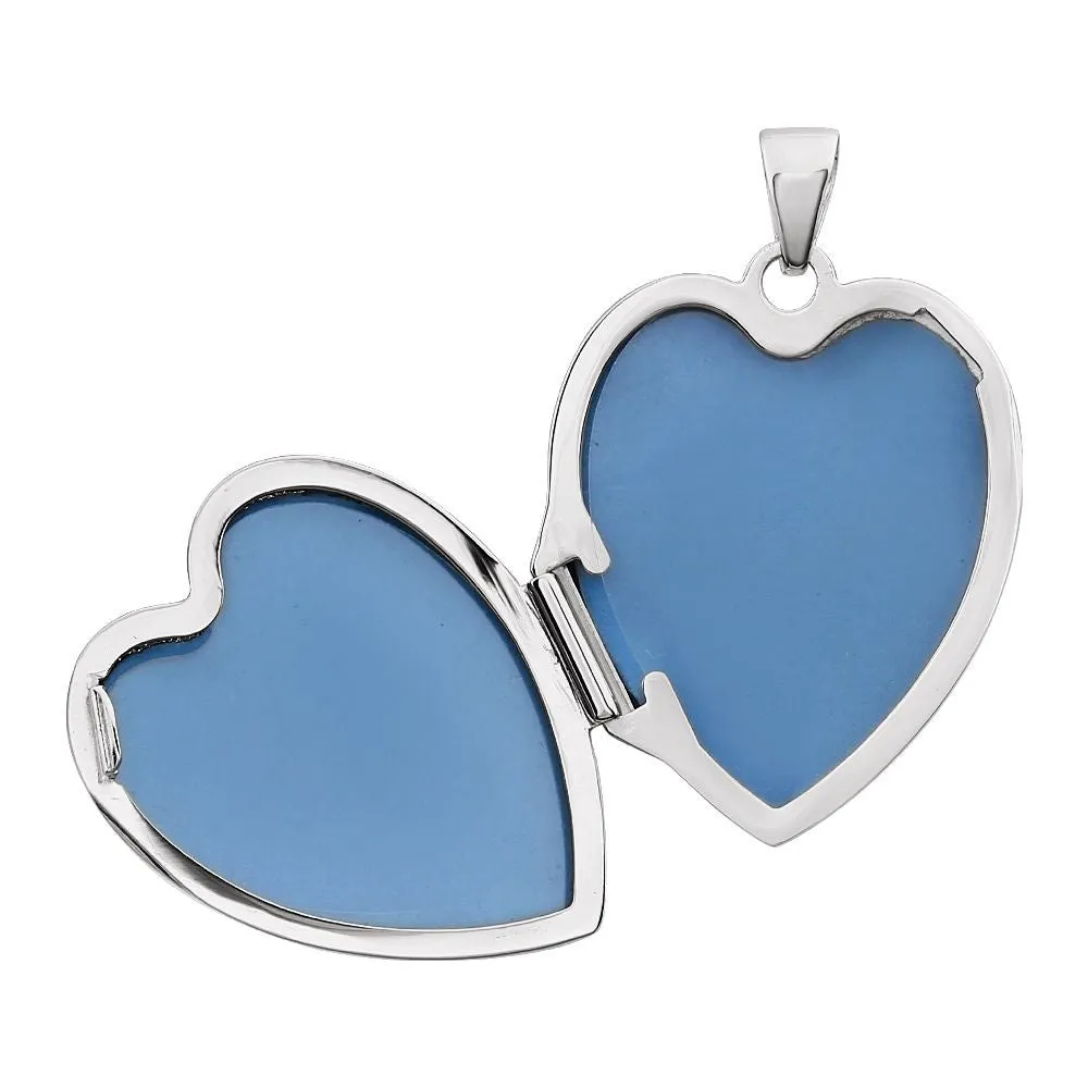Sterling Silver Heart Shaped Locket
