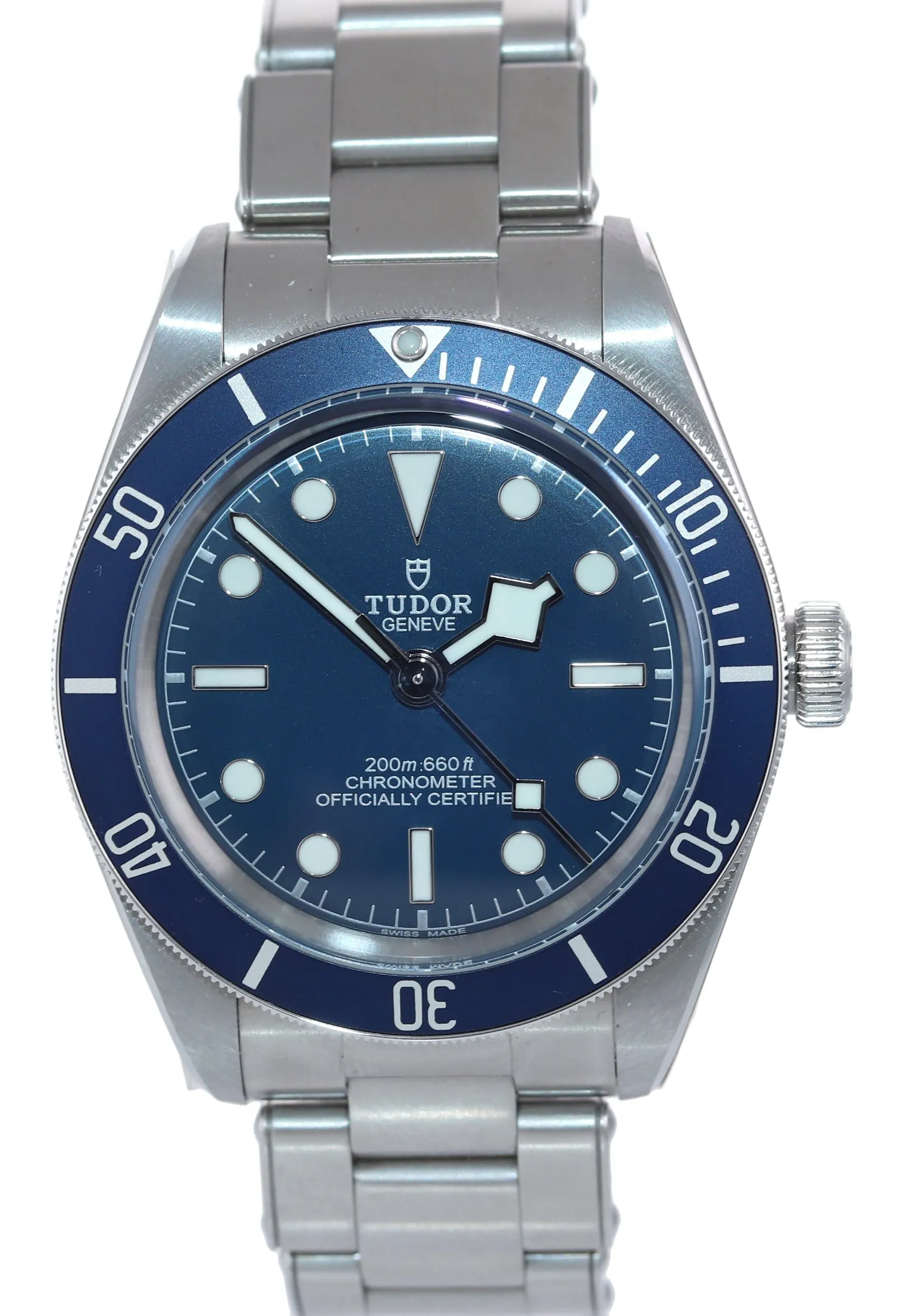 STICKERS NEW PAPERS Tudor Black Bay Fifty Eight 58 BLUE Steel 79030B Watch Box