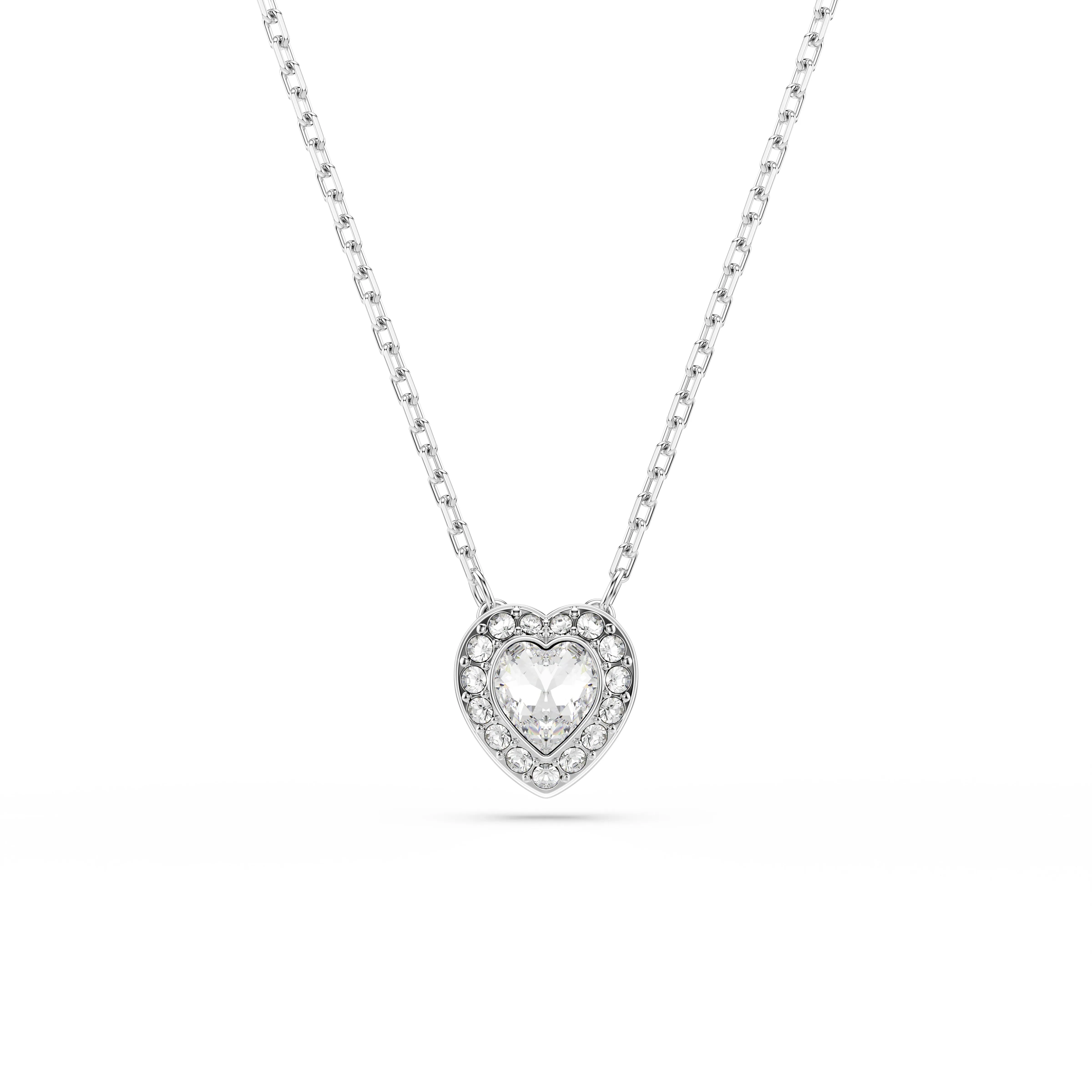 Swarovski Rhodium Angelic Heart Necklace