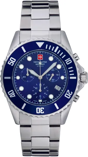 Swiss Alpine Military Master Diver Chrono Chronograph Watch
