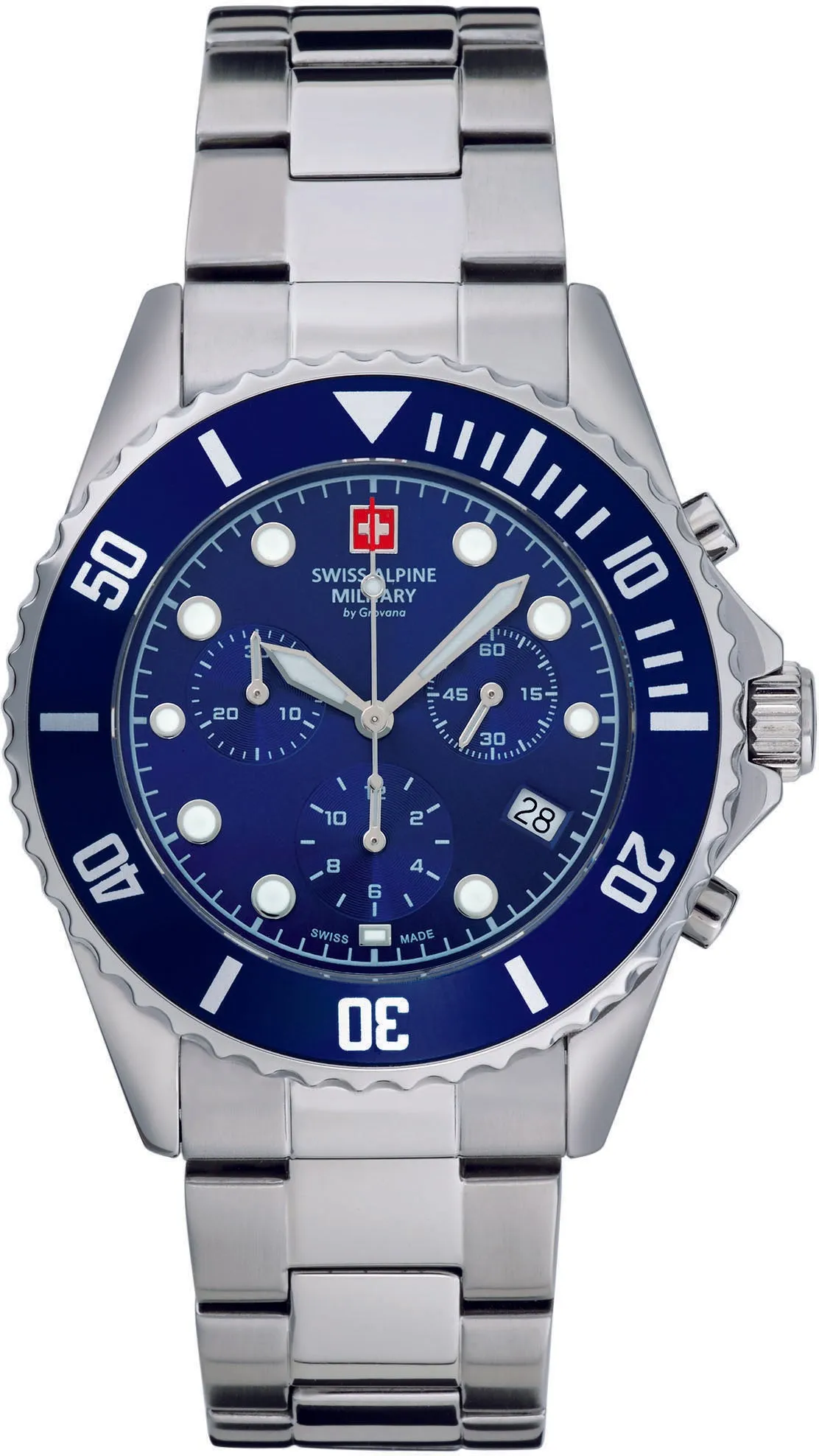 Swiss Alpine Military Master Diver Chrono Chronograph Watch