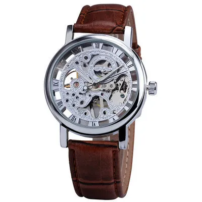 T-Winner Full Hollow Men's And Women's Couple Mechanical Watch