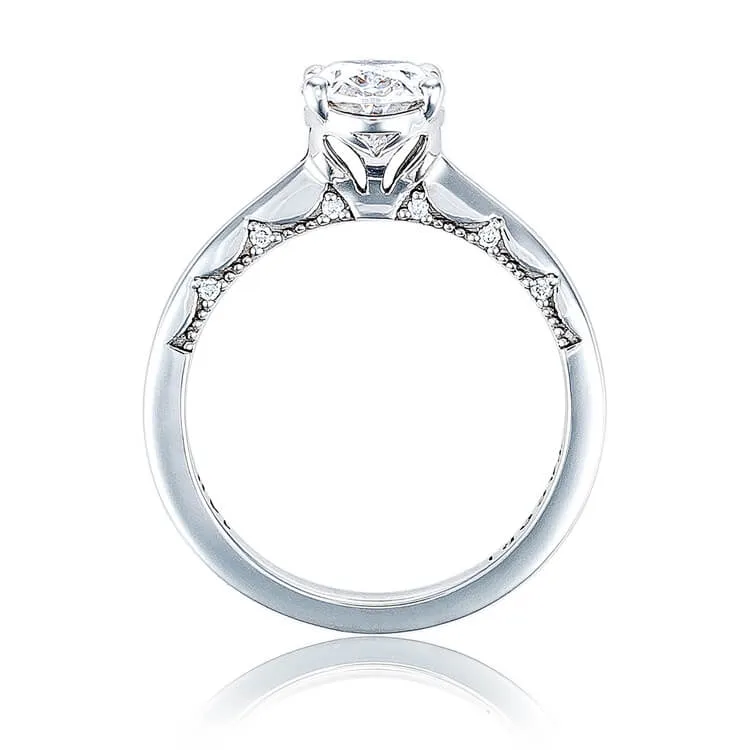 Tacori Coastal Crescent Solitaire Engagement Ring P100OV75X55FW