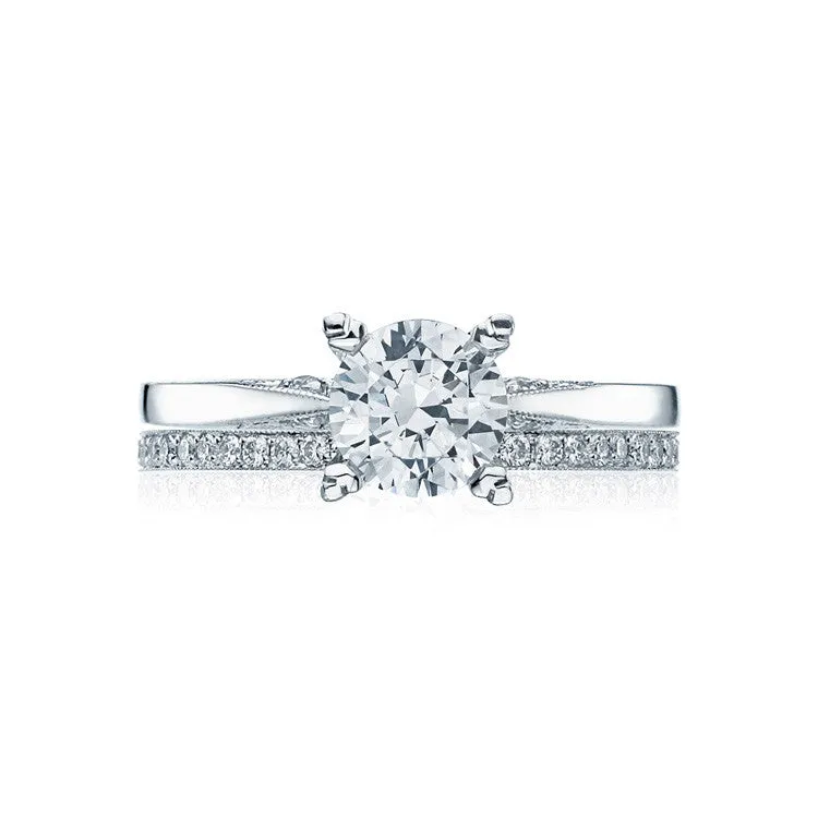 Tacori Platinum Round Solitaire Engagement Ring 2584RD8