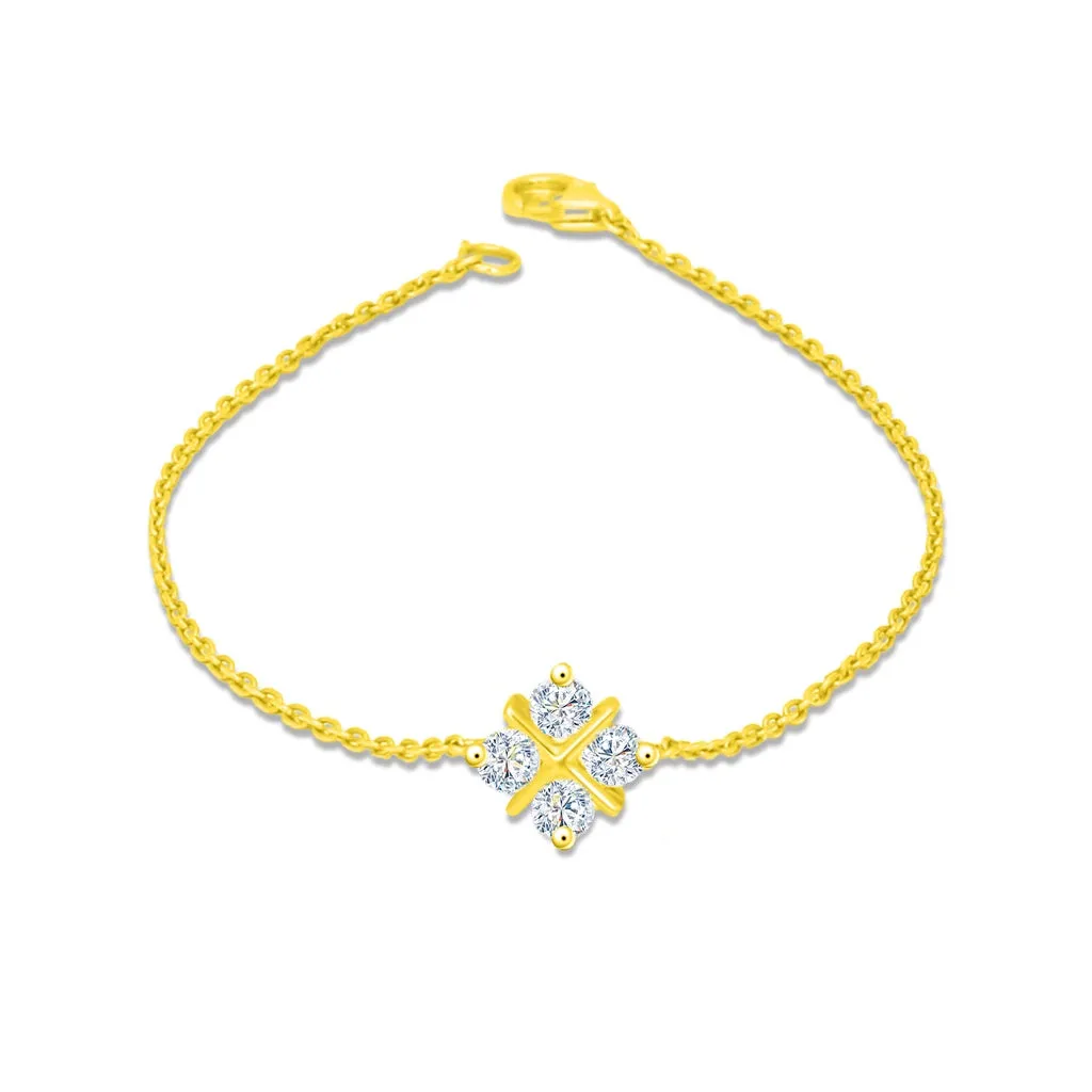 TAKA Jewellery Lab Grown Diamond Bracelet 10K