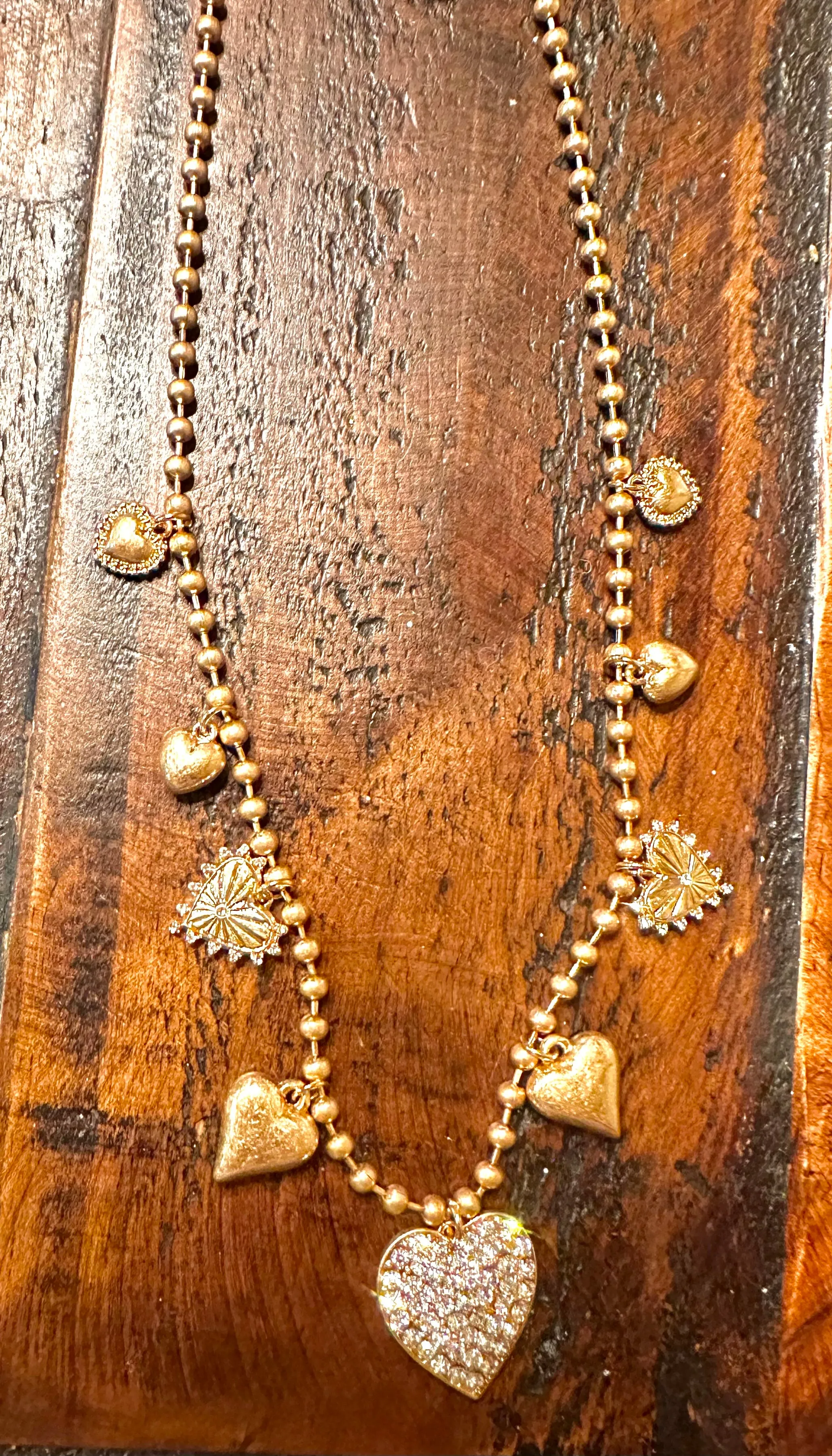 Take my Heart Necklace Gold