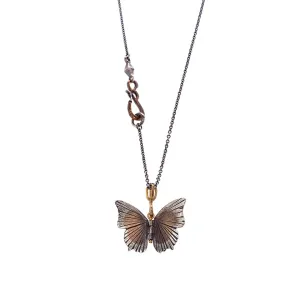 Tawny Raja Butterfly Pendant