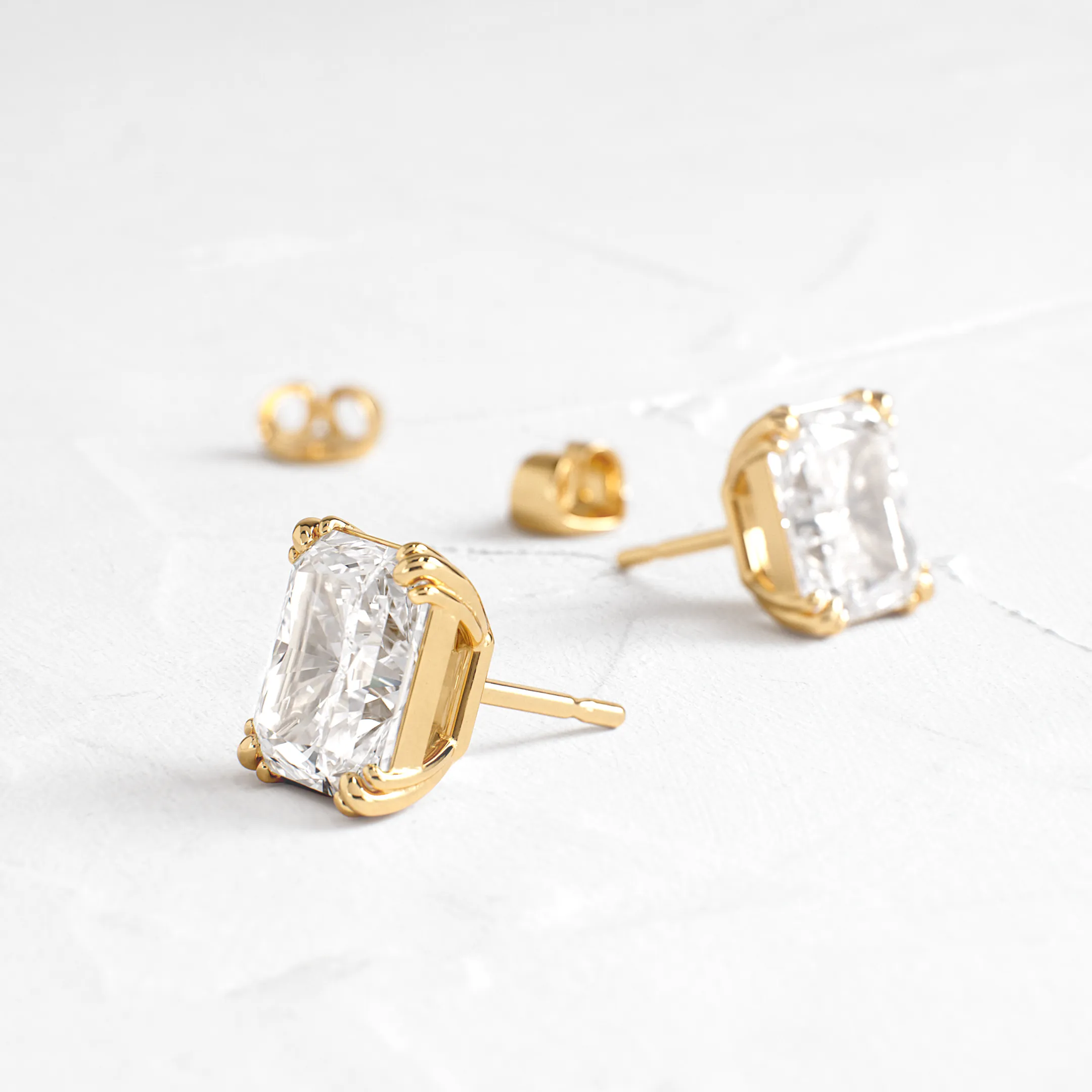 Threaded Studs, Radiant Cut