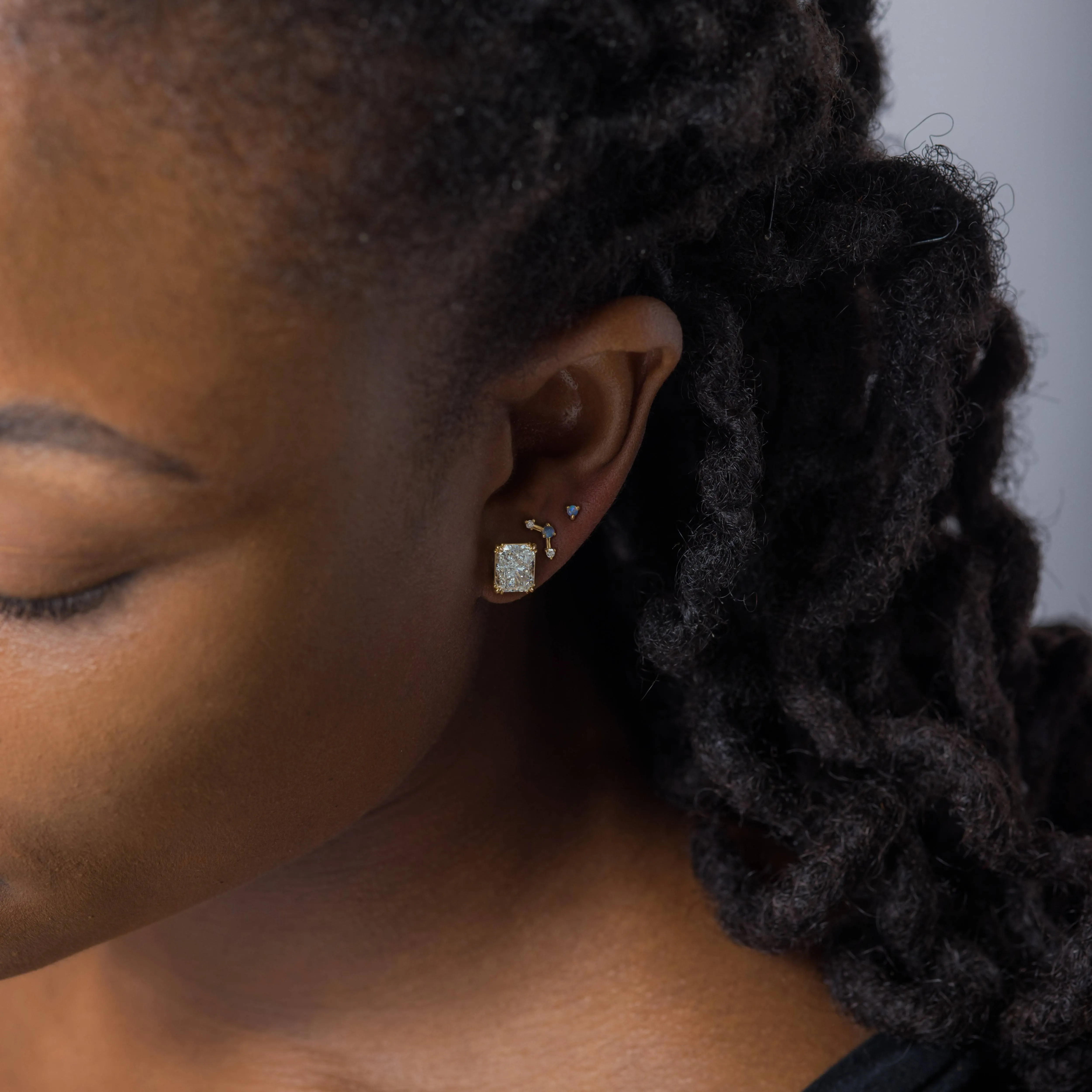 Threaded Studs, Radiant Cut