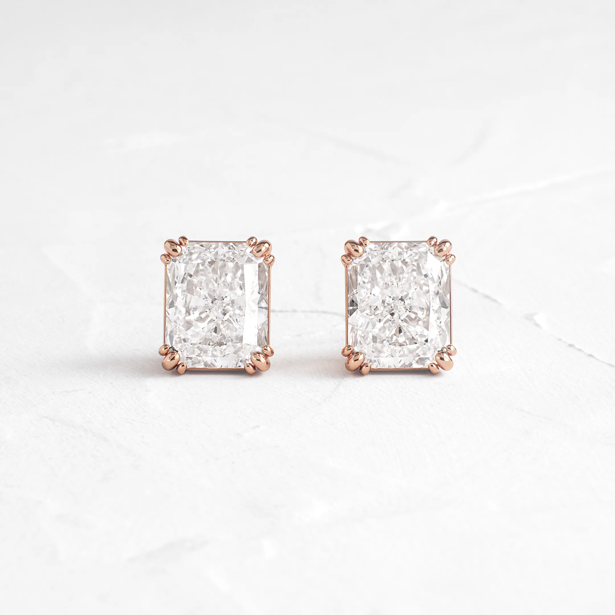 Threaded Studs, Radiant Cut