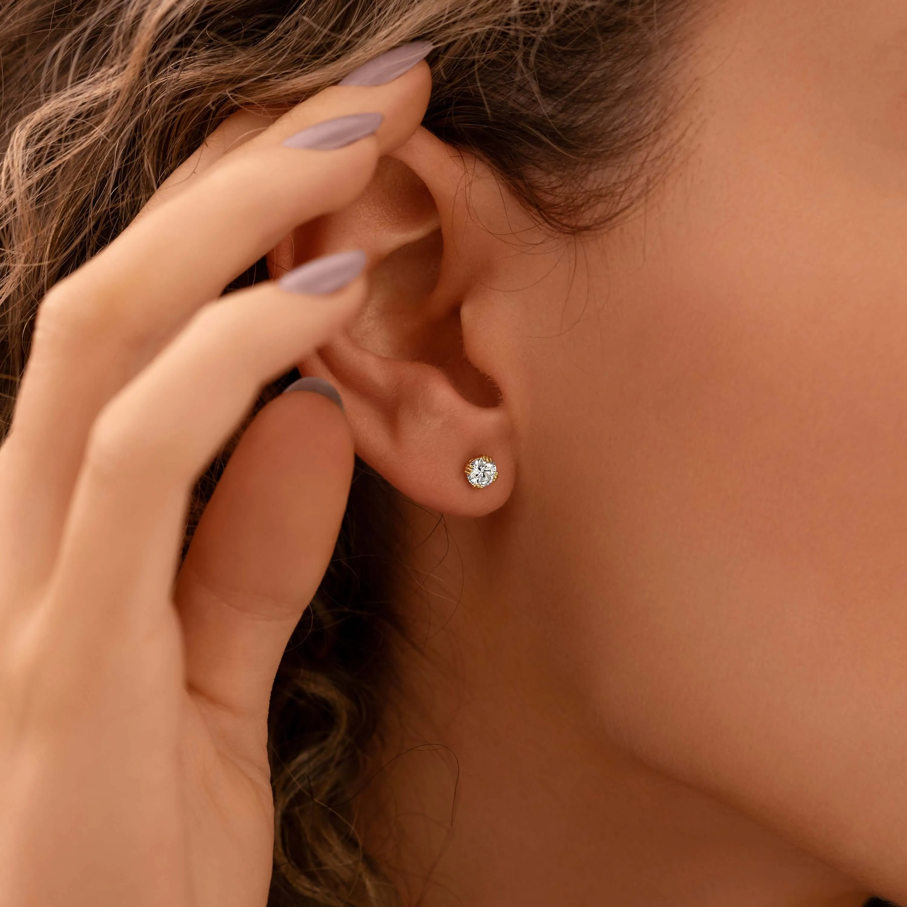 Threaded Studs, Round Cut