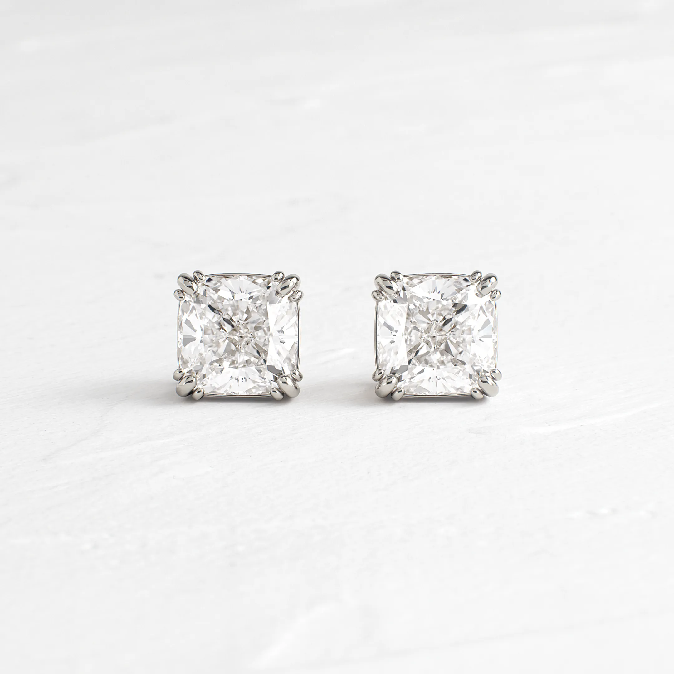 Threaded Studs, Square Cushion Cut