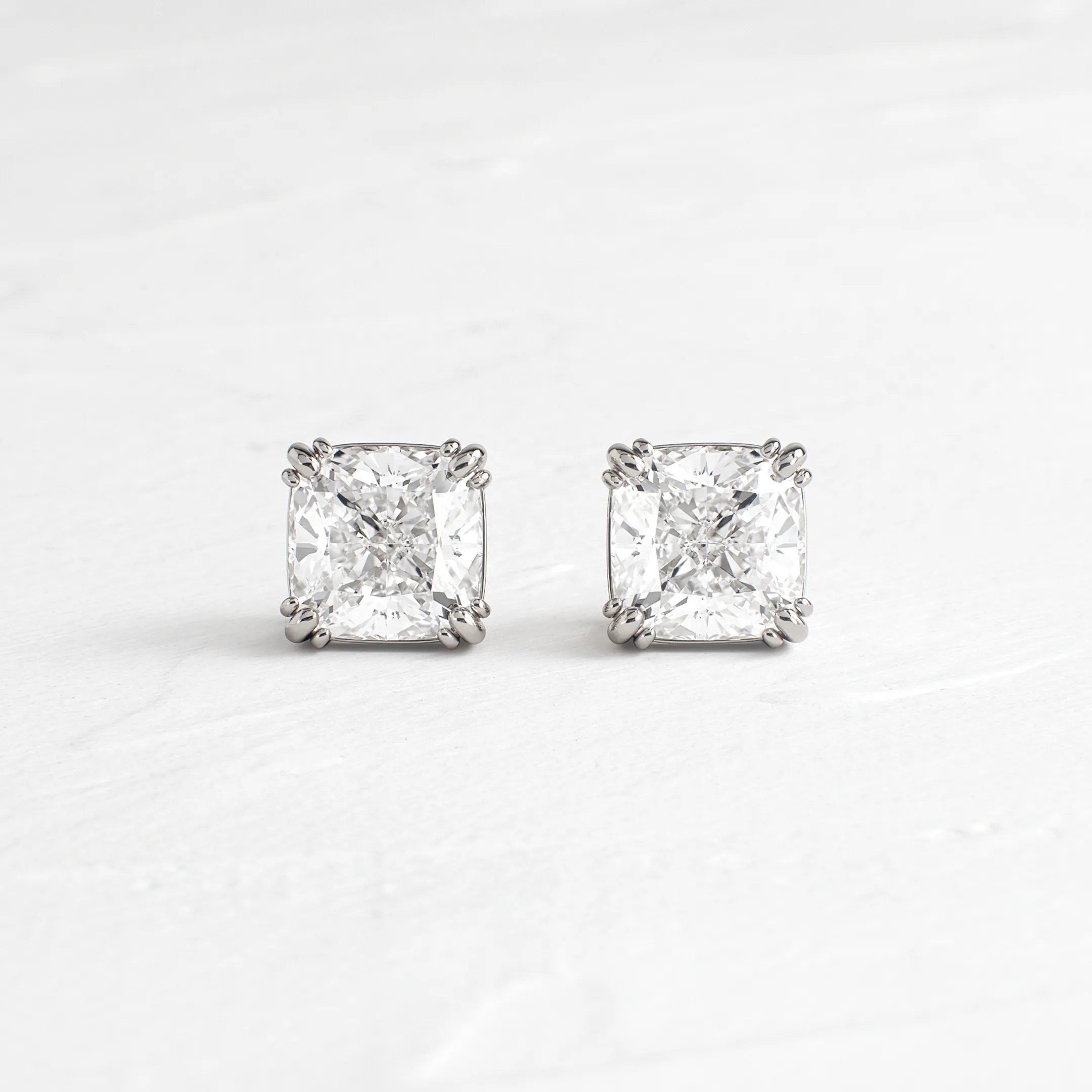 Threaded Studs, Square Cushion Cut