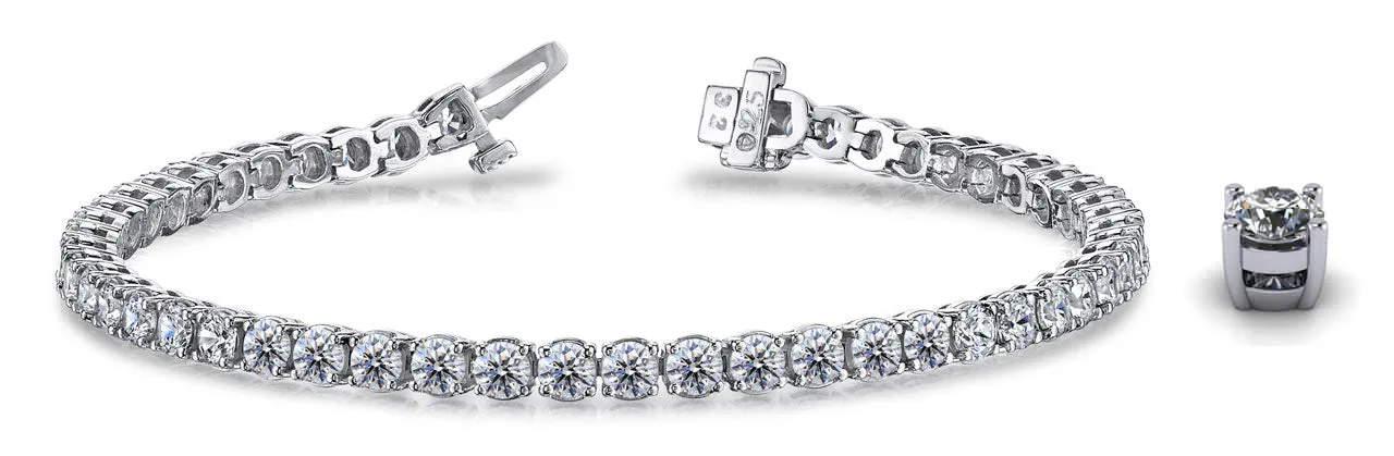 Timeless Dreams Lab-Grown Diamond Tennis Bracelet with 12.87 ct.(finished) 4.4mm