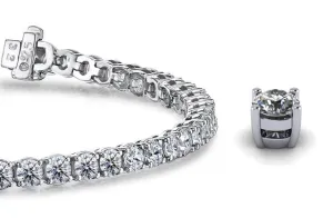 Timeless Dreams Lab-Grown Diamond Tennis Bracelet with 12.87 ct.(finished) 4.4mm