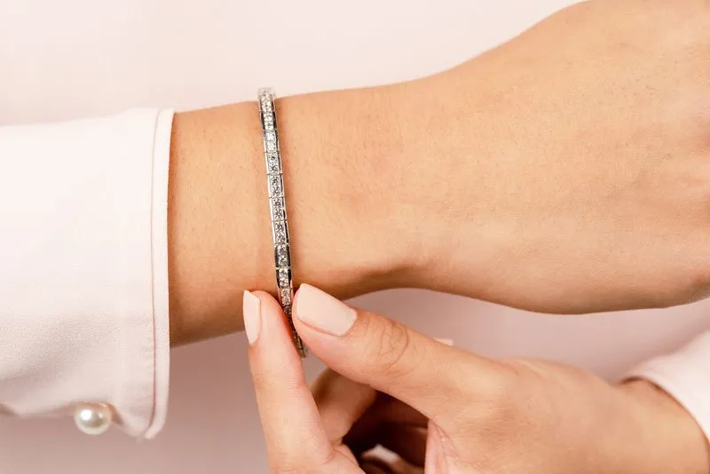 Timeless Roadway Lab-Grown Diamond Tennis Bracelet with 4.48 ct.(finished) 2.5mm