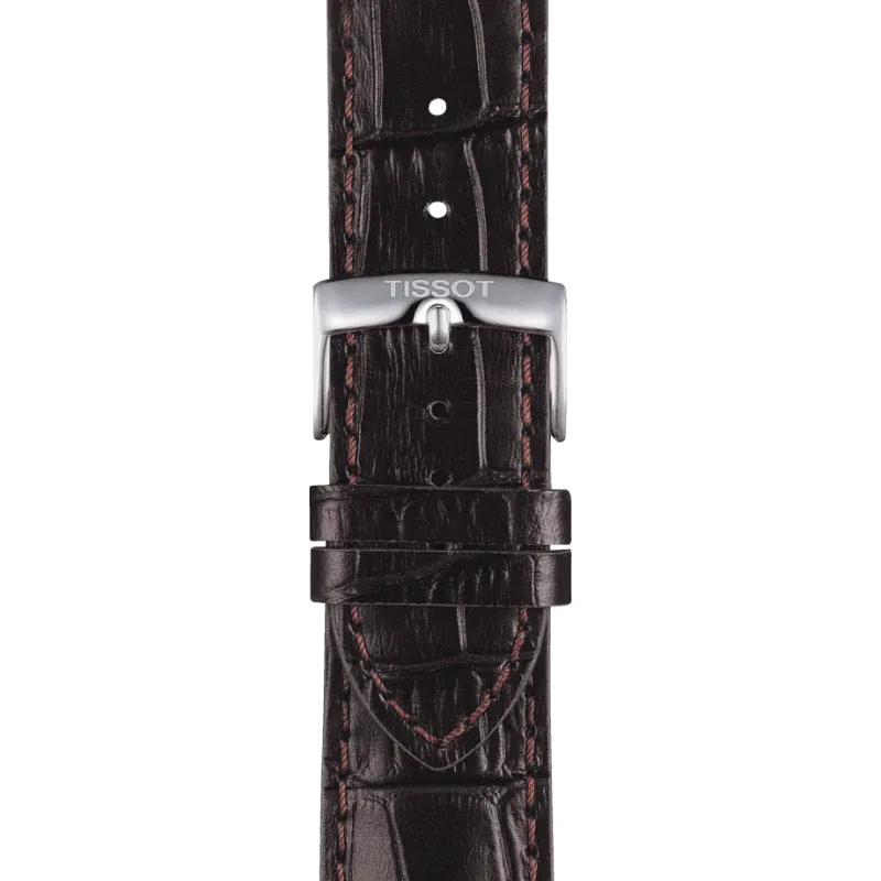 Tissot Chrono XL Classic Brown Leather Strap Brown Dial Chronograph Quartz Watch for Gents - T116.617.16.297.00