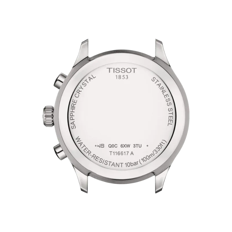 Tissot Chrono XL Classic Brown Leather Strap Brown Dial Chronograph Quartz Watch for Gents - T116.617.16.297.00