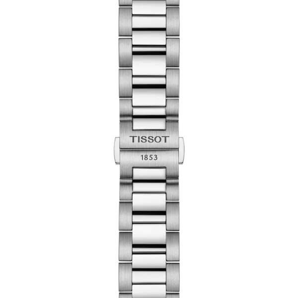 Tissot PR 100 Silver Stainless Steel Ice Blue Dial Chronograph Quartz Watch for Gents - T150.417.11.351.00
