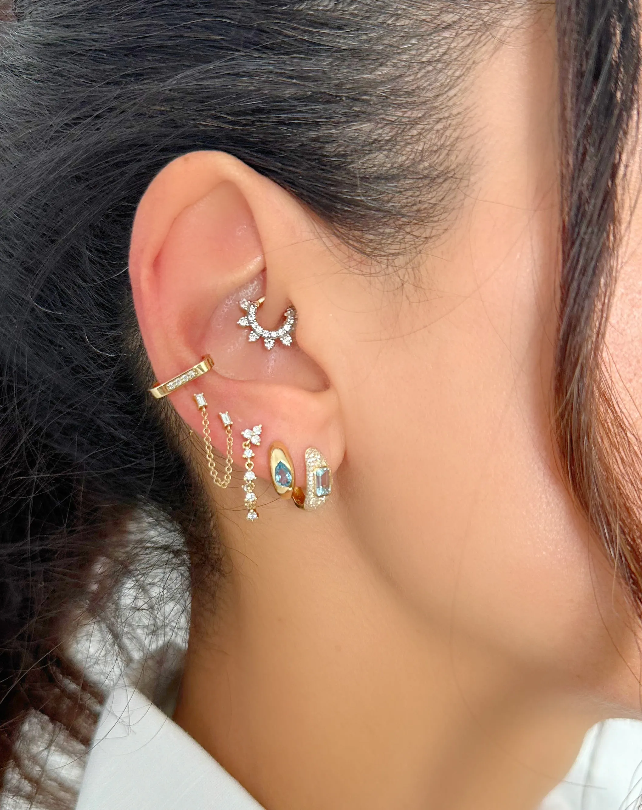 Trio Diamond Earrings