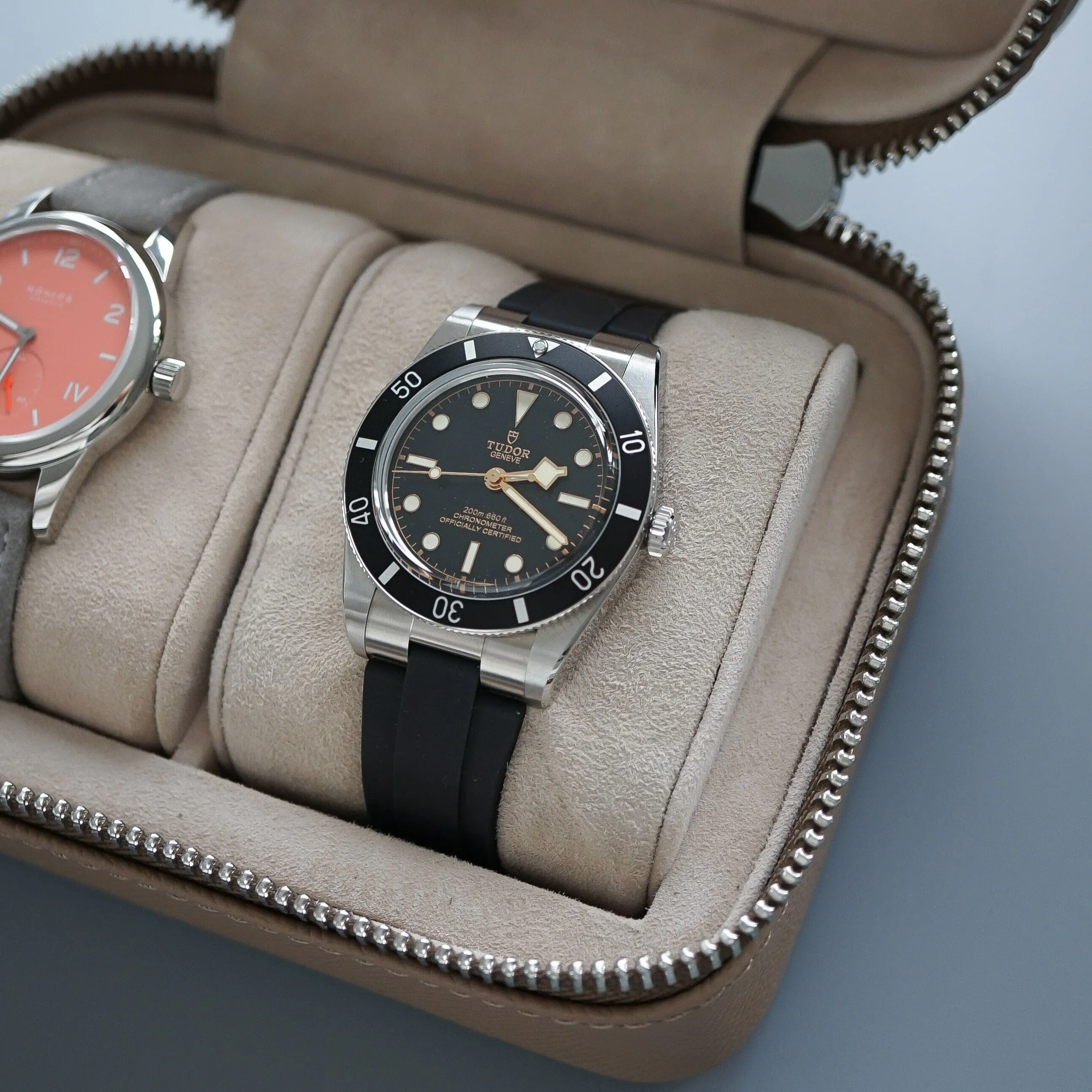 Uhrenbox 2 Uhren [Taupe]