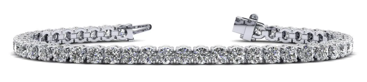 Ultimate Tennis Bracelet with Side Stones Lab-Grown Diamond  with 8.32 ct.(finished) 1.4mm, 3.5mm