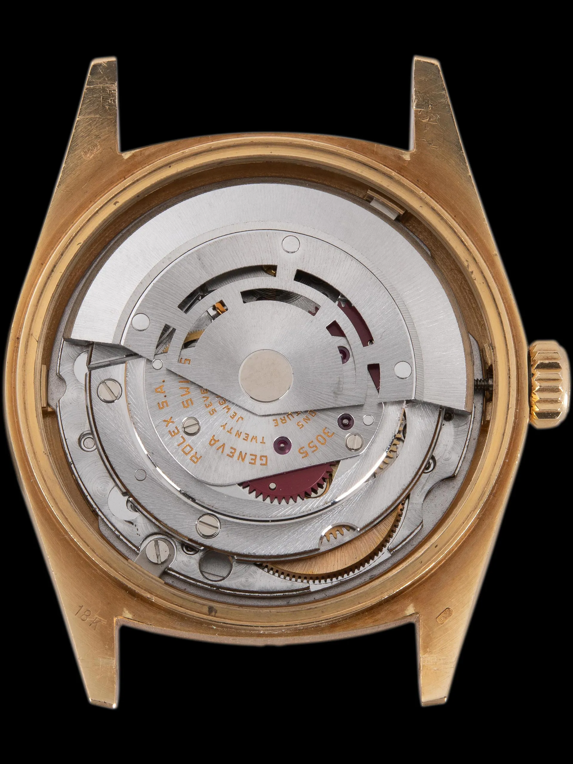 *Unpolished* 1985 Rolex Day-Date 18K YG (Ref. 18078) Taupe "Havana" Dial