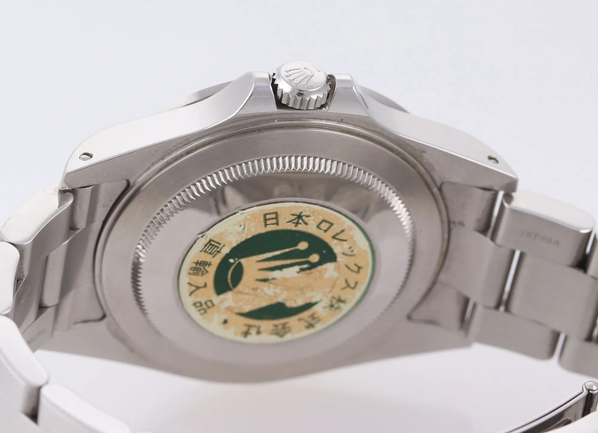 Unpolished Rolex Explorer II 16570 Steel White Polar Date GMT 40mm SEL Watch