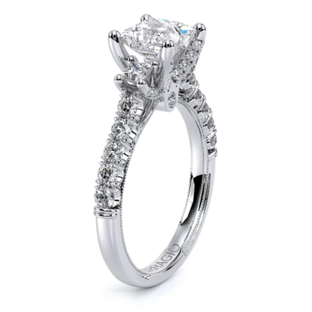 Verragio Three Stone Diamond Engagement Ring