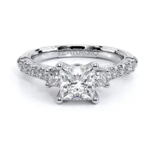 Verragio Three Stone Diamond Engagement Ring