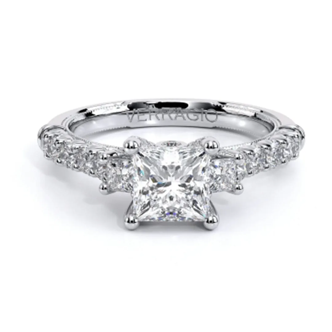 Verragio Three Stone Diamond Engagement Ring