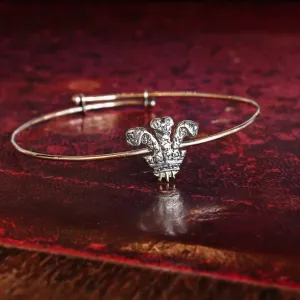 Victorian Diamond Prince of Wales's Feathers Bangle