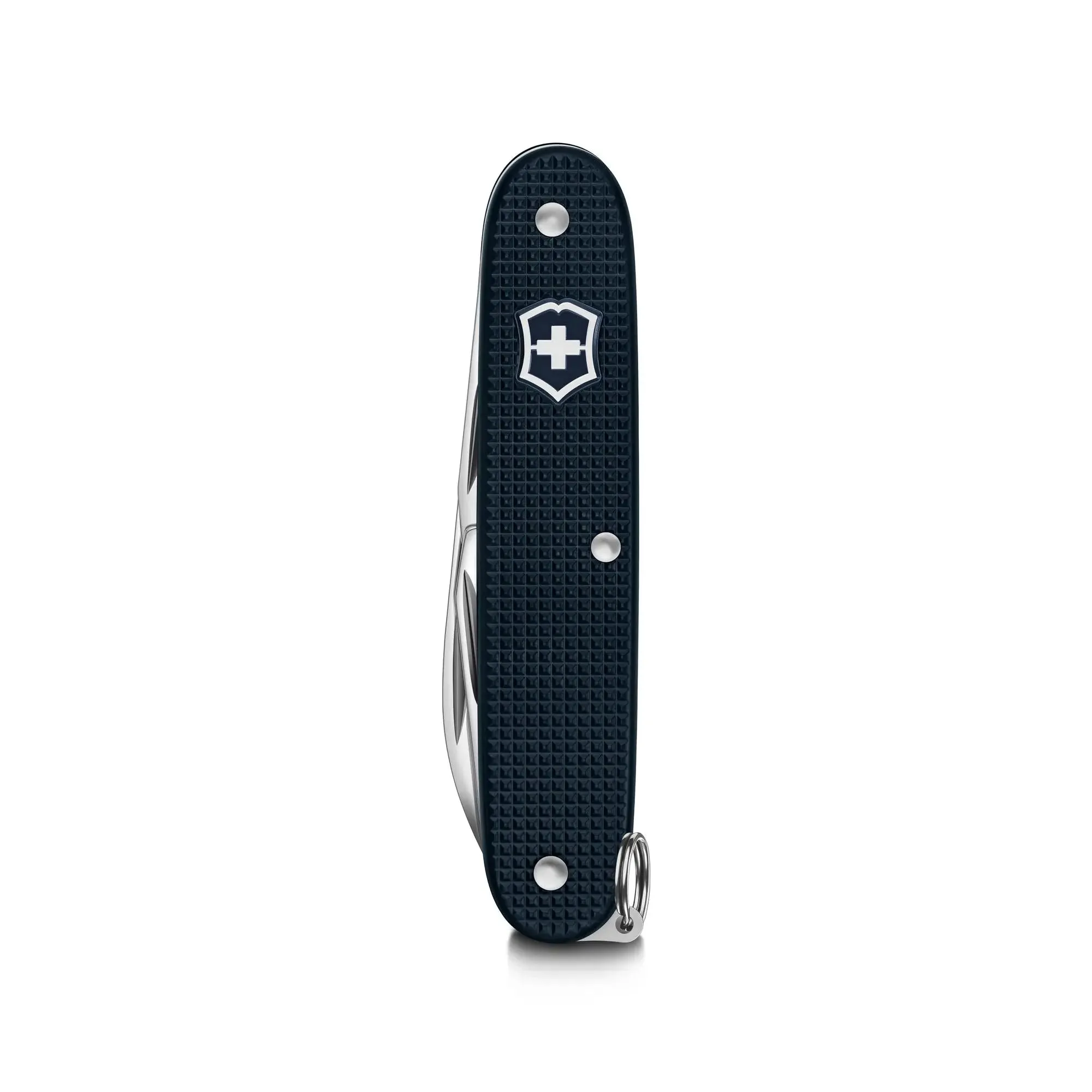 Victorinox Alliance 40 Black Dial Black Leather Strap Men's Watch With Swiss Army Knife Set