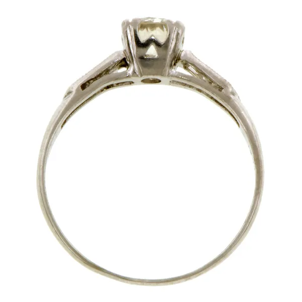 Vintage Engagement Ring, TRB 0.38ct